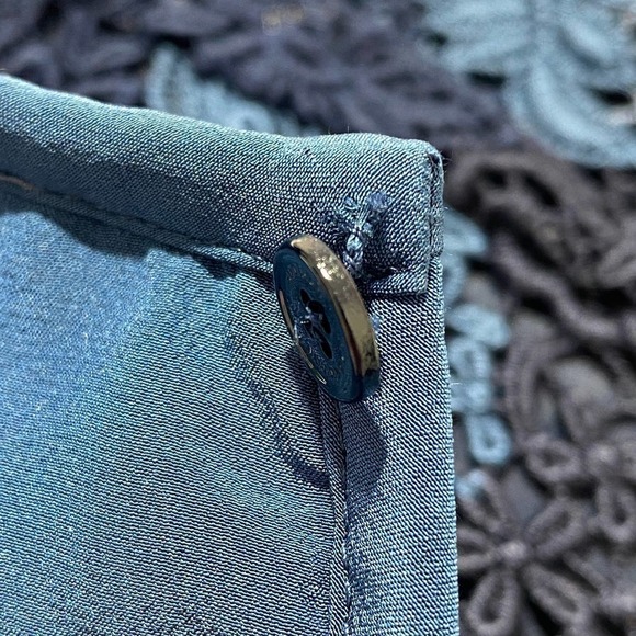 LONDON 'Lian' Print Lace Shift Dress - Picture 10 of 14